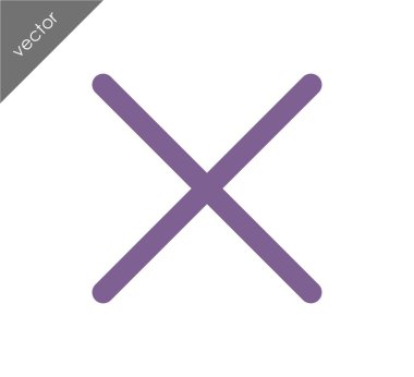 düz simgesini iptal 