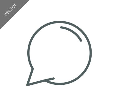 Düşünce balonu simgesinin