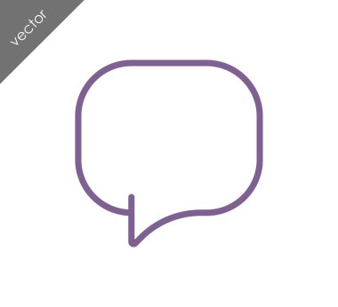 Düşünce balonu simgesinin