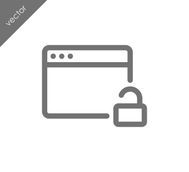 Web sayfası güvenlik simgesi