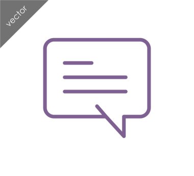 Metin balonu simgesinin