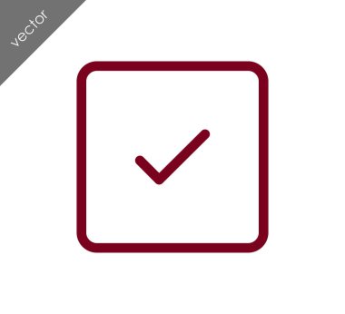 onay işareti simgesi 