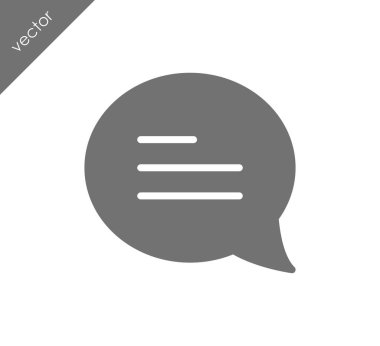 Metin balonu simgesinin