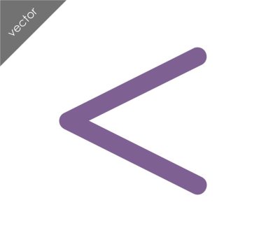 sol navigasyon ok simgesi