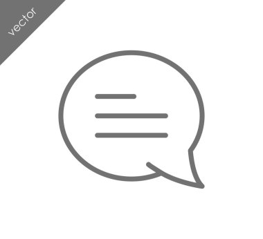 Metin balonu simgesinin