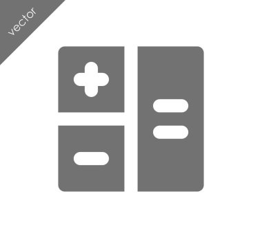 Hesap Makinesi Düz Simgesi