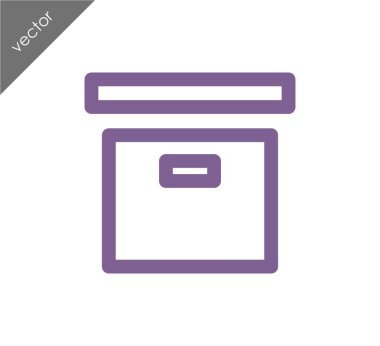 Arşiv kutusu simgesi