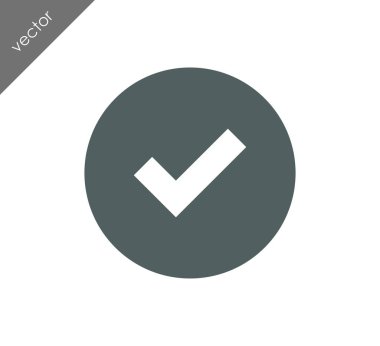 onay işareti simgesi 