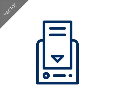 Şarj cihazı tak simgesi