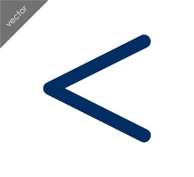 sol navigasyon ok simgesi