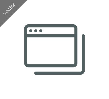 Basit tarayıcı simgesi