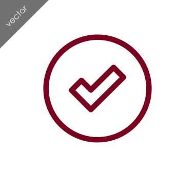 onay işareti simgesi 