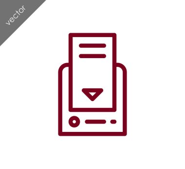 Şarj cihazı tak simgesi