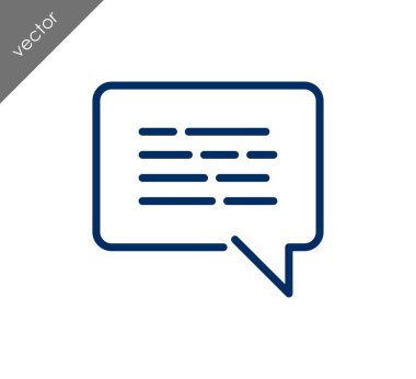 Metin balonu simgesinin