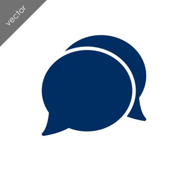 Görüşme düz simgesi