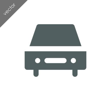 Araba simgesi, illüstrasyon 