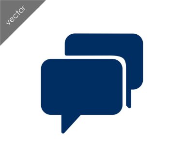 Görüşme düz simgesi