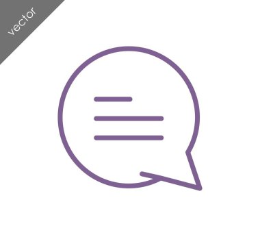 Metin balonu simgesinin