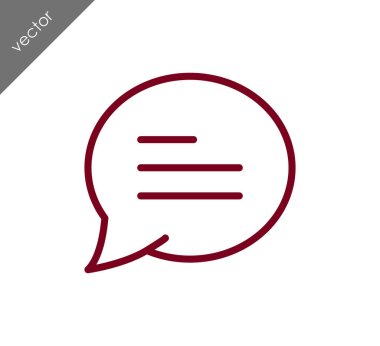 Metin balonu simgesinin