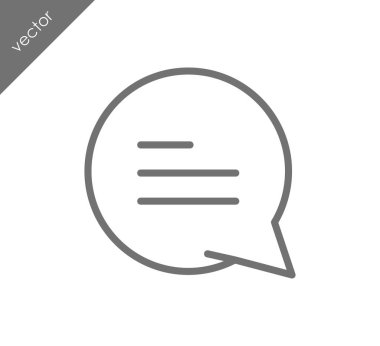 Metin balonu simgesinin