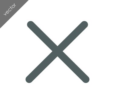 düz simgesini iptal 