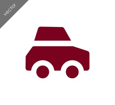 Araba simgesi, illüstrasyon 