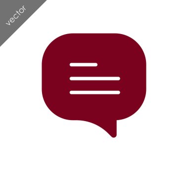 Metin balonu simgesinin