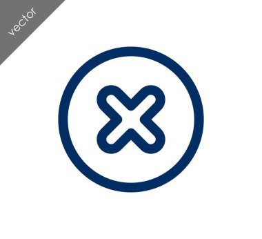 düz simgesini iptal 