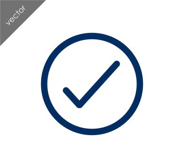 onay işareti simgesi 