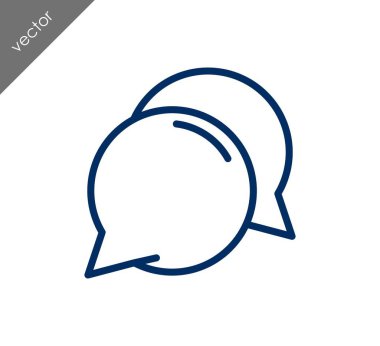 Görüşme düz simgesi