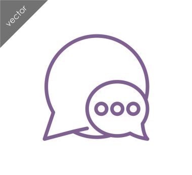 Sohbet simgesi söylenecek daha