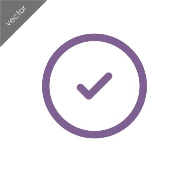 onay işareti simgesi 