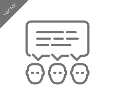 Sohbet simgesi tasarım