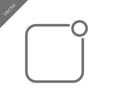 Etiketi düz simgesi