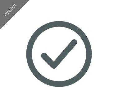 onay işareti simgesi 