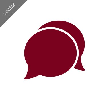 Görüşme düz simgesi