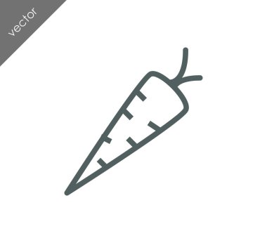 havuç simgesi illüstrasyon