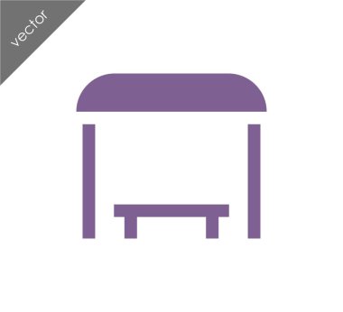 otobüs durağı simgesi