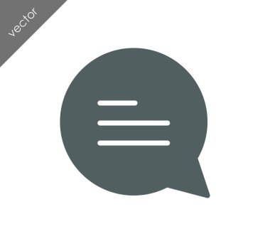 Metin balonu simgesinin