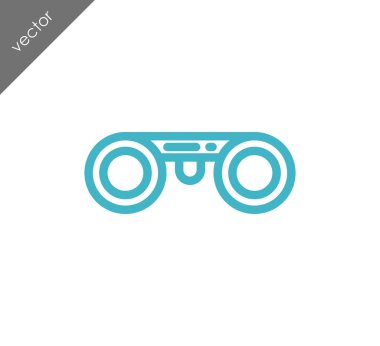 dürbün düz simgesi