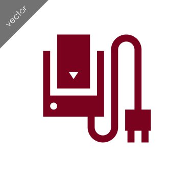 Şarj cihazı tak simgesi