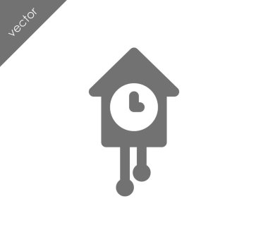 Duvar kuş Saat simgesi