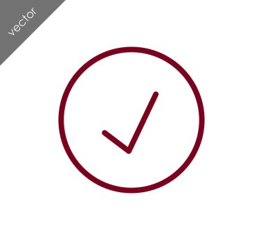 onay işareti simgesi 