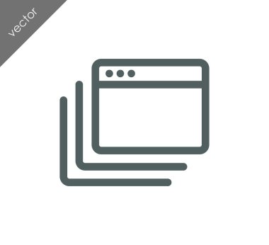 Basit tarayıcı simgesi