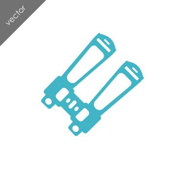 dürbün düz simgesi