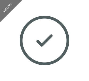 onay işareti simgesi 