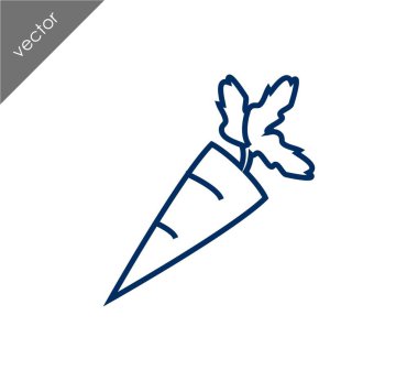 havuç simgesi illüstrasyon