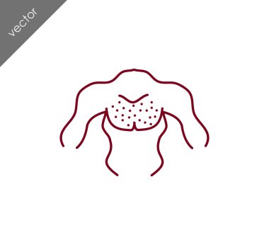 Erkekler göğüs simgesi