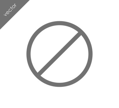 düz simgesini iptal 