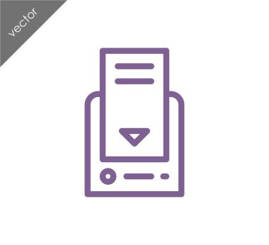 Şarj cihazı tak simgesi